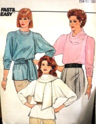 6655 PJ TOP,BOTTOM LENGTHS,NIGHTSHIRT PATTERN 14 34
