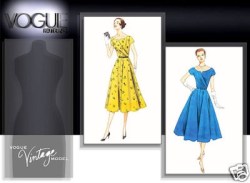 1043 RETRO '53 LONG FLARE SURPLICE DRESS,BELT PATTERN 14-20