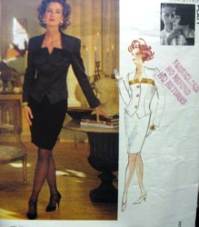 1052 PLATT YOKE SHAPE BAND JACKET,SKIRT PATTERN 6-10,12-16,18-22