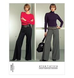 1059 ALICE + OLIVIA FLARE LO RISER YOKE PANTS PATTERN 12-18