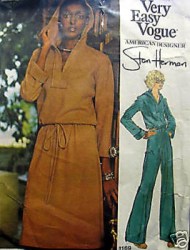 1169 STAN HERMAN EZ HOODI TOP,FLARE SKIRT PATTERN 12, 14