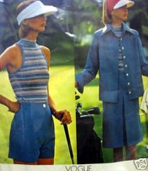 1211 VOGUE CHUCK HOWARD GOLF JACKET, TOP, BOTTOMS 70S PATTERN 12
