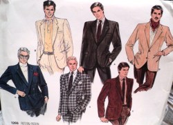1269 Vogue MALE SPORTY 1-2 BREASTED JACKET  PATTERN 40 chest UNCUT 