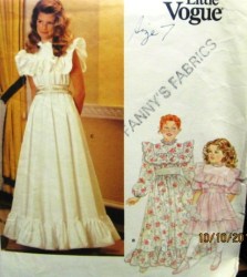 1339 RUFFLED GIRLS DRESS LENGTHS SLVS OR NOT PATTERN 7-10,12-14