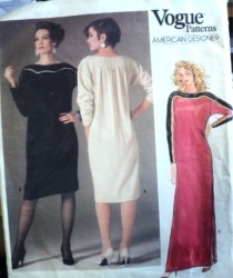 1389 G BEENE LOOSE STRT YOKE DRESS LENGTHS PATTERN 8, 10, 12,14