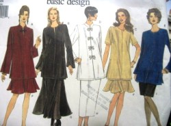 1442 EZ SS-LS SWING TOP,FLARE SKIRT LENGTHS PATTERN 8-10,20-24