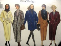 1445 EZ VOG 1-2 BREASTED COAT LENGTHS,BELT PATTERN 14-18