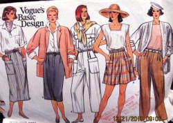 1570 85 RAISED WST PANTS, SKIRT, FLARE SHORTS PATTERN 6