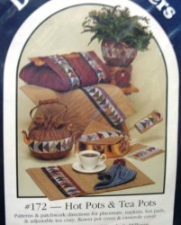 172 PATCHWORK PLACEMATS, LINENS, HOT PADS, TEA COZY, COVERS PATTERN