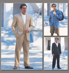 1753 MALE JACKET,VEST,SHORTS,PANTS PATTERN 44-48,32-36,38-42