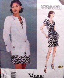 1805 UNGARO LONG JACKET, WRAP TOP,WRAP SKIRT PATTERN 12