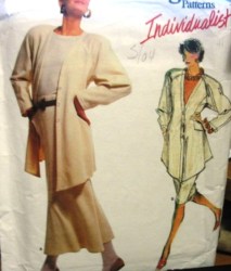 1820 Vogue ADRI LONG SHAPE JACKET, RAISED WAIST SKIRTS, LS TOP PATTERN 14,16 CHOICE