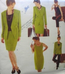 1831 EZ 2 BRSTD JACKET,SHELL DRESS,TOP,BOTTOMS PATTERN 6-16 2 SZ