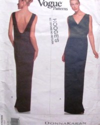 1957 DK JERSEY GIRL SLVLSS FLOOR DRESS,DRAPE OR NOT PATTERN 6-10