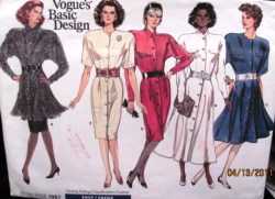 1967 EZ STRT-FLARE SS-LS DRESS LENGTHS,TUNIC,SKIRT PATTERN 14-18