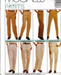 2080  mccalls RELAX/ CLASSIC/ SLIM/ CARGO FIT PANTS PATTERN 8-24 9 SZS