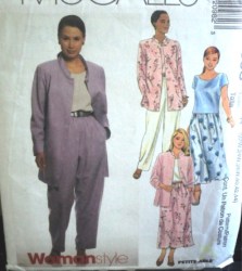 2098 EZ UNLINED JACKET,SS TOP,PANTS,SKIRT PATTERN 22W-26W