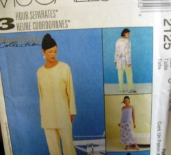 2125 BUTTON SHIRT,TOP,PANTS, BIAS SKIRT PATTERN 10-14,20-24,8-12