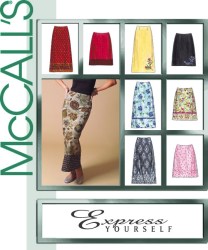 2129 EMBELLISHED SKIRTS LENGTHS LINED OR NOT PATTERN 14-18