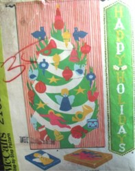 2159 '69 XMAS WALL HANG, SWAG, LINENS, STOCKINGS, BANNER PATTERN