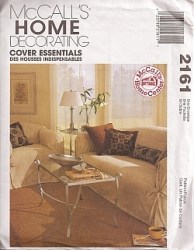 2161 MCCALLS TIED SLIP COVERS SOFA,CHAIR, PILLOW PATTERN