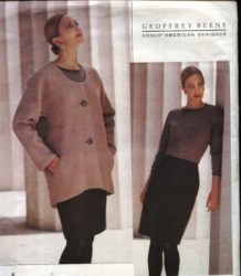 2211 EZ G BEENE LONG SHAPE JACKET,CONTOUR SKIRT PATTERN 6-10