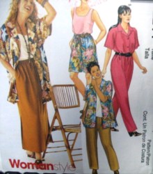 2211 EZ SS SHIRT,TOP, PANTS, SHORTS, SKIRT PATTERN 18W-32W 3 SZ