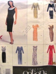 2238 EZ VOGUE DRESS SLEEVES OR NOT, TOP,  SKIRT LENGTHS PATTERN 6-22 3 SZS CHOICE