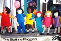 2240 VOGUE 1978 36'' TODDLER LIFE SIZE GIRL,BOY BIGTIME RAGGIES  DOLL PATTERN Uncut
