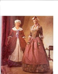 2253 REVOLUTIONARY SKIRT,UNDERLAY,APRON,BONNET PATTERN 6-14