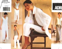 2279  VOGUE ADRI JACKET LENGTHS, TOP, SKIRT, PANTS PATTERN 8-24 3 SIZES choice
