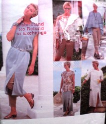 2318 SO EZ LONG DRESS,TUNIC,SKIRT,BOTTOMS,PONCHO PATTERN 20-24