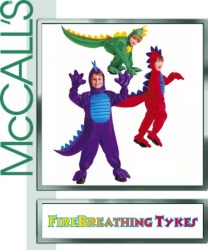 2335 KIDS SUPER DRAGON DINO JUMPSUIT COSTUME,HOOD PATTERN 2-8