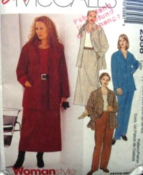 2358 SHIRT-JACKET, SS TOP,LONG SKIRT,PANTS PATTERN 18W-22W-26W