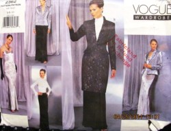 2362 JACKET LENGTHS,LONG BIAS DRESS,BLOUSE,SKIRT PATTERN 6-16