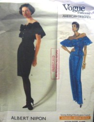 2409 NIPON OFF SHOULDER CAPELET TOP,SKIRTS,PANTS PATTERN 6-10