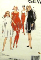 2430 STRETCH KNIT MATERNITY DRESSES,TUNIC,BOTTOMS PATTERN XS-XL