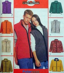 2479 MCCALLS 8 GREAT UNISEX EZ FIT ZIPPY JACKET, VEST PATTERN S-L, XL-XXL choice