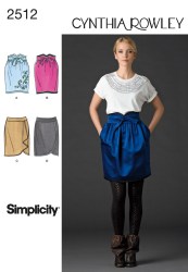 2512 ROWLEY GATHERED SKIRT LO RISER OR NOT, BELT PATTERN 4-20