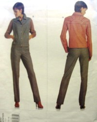2517 JACOBS SHORT FIT JACKET,VEST, LO RISE PANTS PATTERN 14-18
