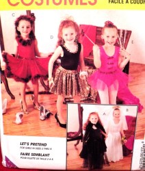 7848 GIRL BALLERINA, BRIDE CAPE/ BODYSUIT/ WAND PATTERN 3,4