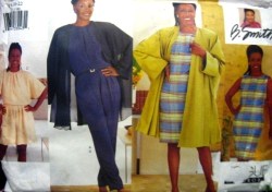 2521 Vogue  B SMITH FLARE JACKET COAT JUMPSUITS DRESS PATTERN 12-16 uncut
