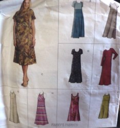 2524 PULLOVER EMPIRE DRESS 4 LENGTHS SLVS OR NOT PATTERN 12-16