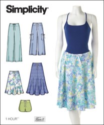 2611 1 HR PANTS, PANTS, FLARE SKIRT LENGTHS PATTERN 14-22