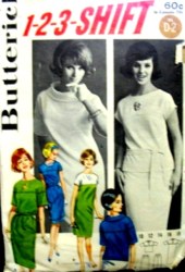 2623 1960s 1-2-3 1-2 PIECE YOKE DRESS PATTERN 10 31''B