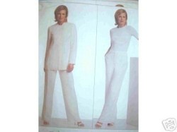 2665 VOGUE DONNA KARAN DKNY FIT UNLINED PANEL JACKET, PANTS PATTERN 8-12,14-18