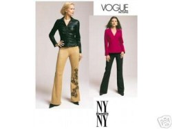 2679 VOGUE NY NY STRETCH SHIRT, LO RISE FLOOR PANTS  PATTERN 8-12,14-18 CHOICE uncut