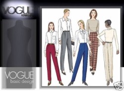 2695 EZ VOGUE BASIC TAPER PANTS CUFFS OR NOT PATTERN 8-12, 14-16, 20-24