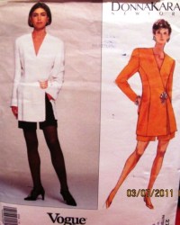 2700 DKNY SMARTER LONG JACKET,WALKER SHORTS PATTERN 6-10
