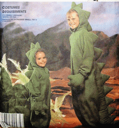 2749  MCCALLS DINOSAURS CHILDREN'S COSTUME PATTERN XS,SM,  MD, LG CHOICE